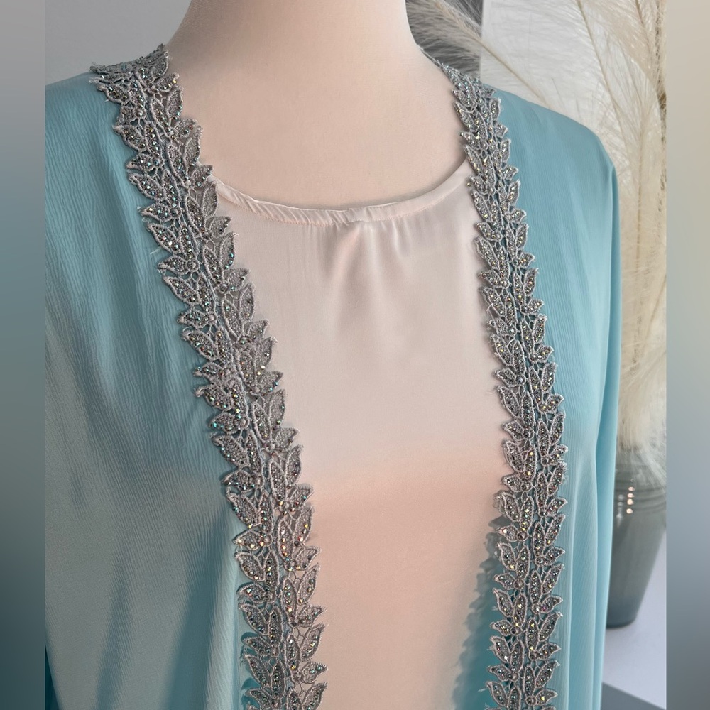 Elegant Blue abaya